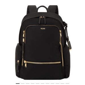 TUMI Voyager Celina Backpack Black/Gold